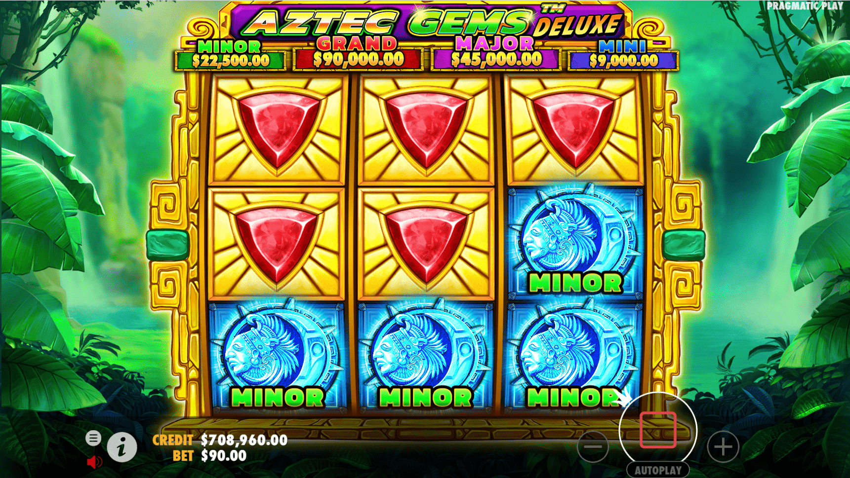 Aztec Gems Deluxe Slot Machine